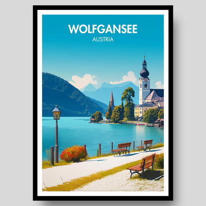 Wolfgangsee Poster