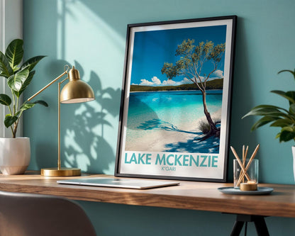 Lake Mckenzie Poster
