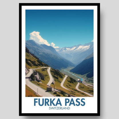 Furka Pass Poster