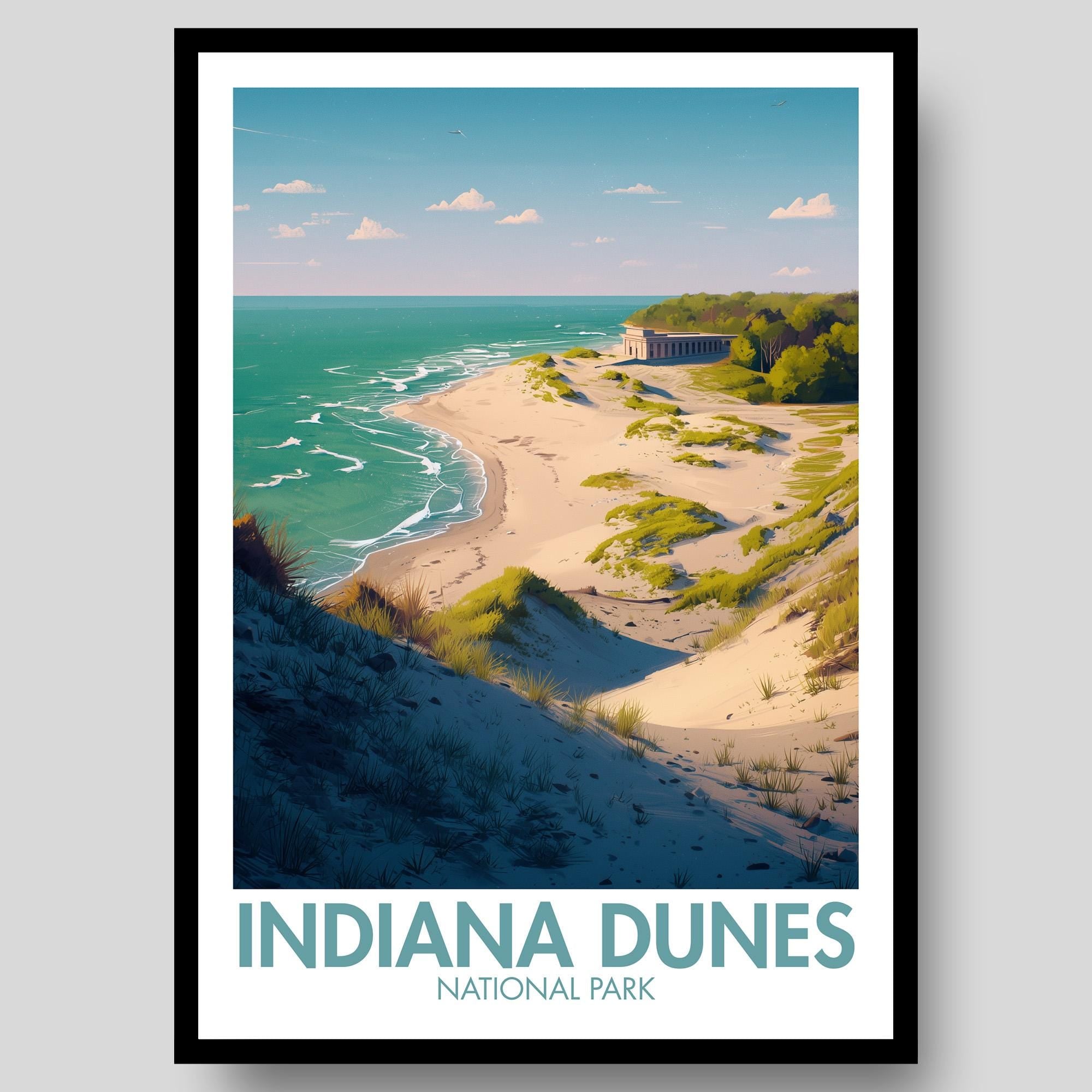 Indiana Dunes Poster