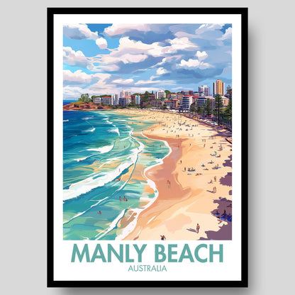Manly Beach Poster