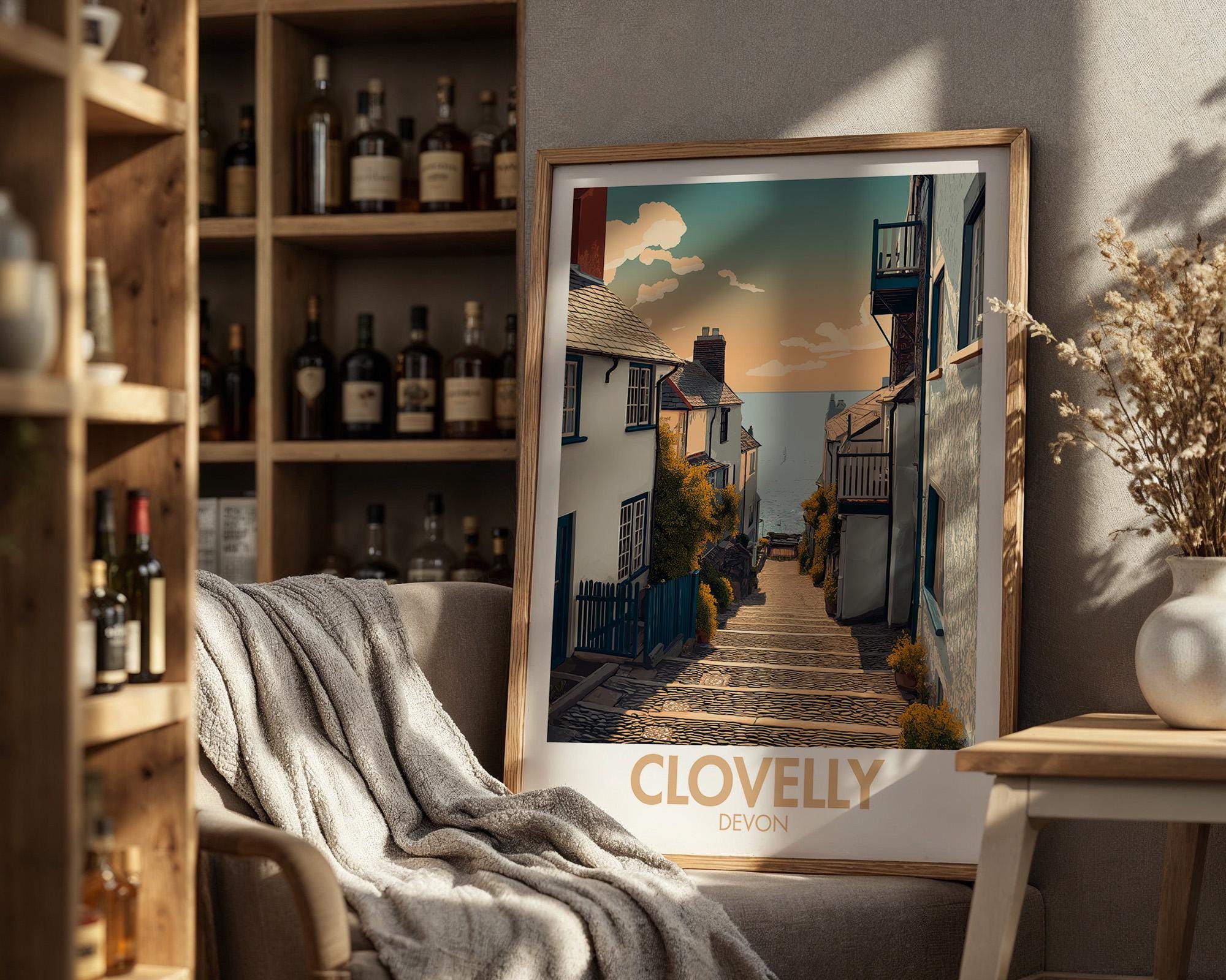 Clovelly Poster