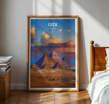 Giza Pyramids Poster