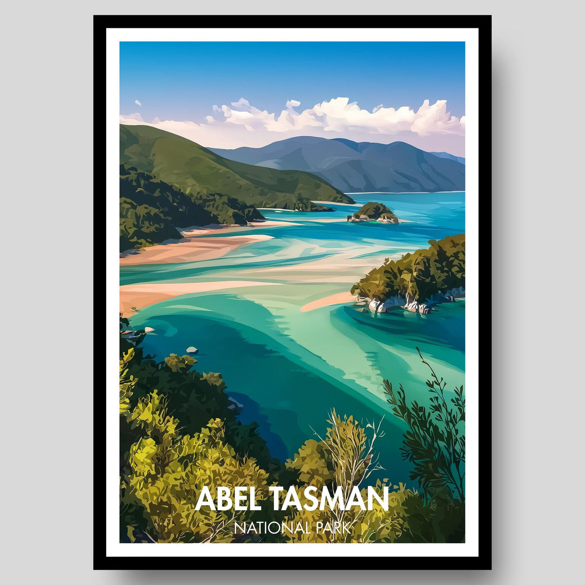 Abel Tasman National Park Poster - WanderWall