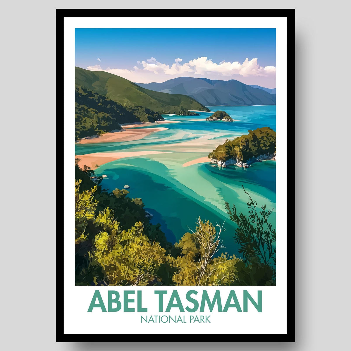 Abel Tasman National Park Poster - WanderWall