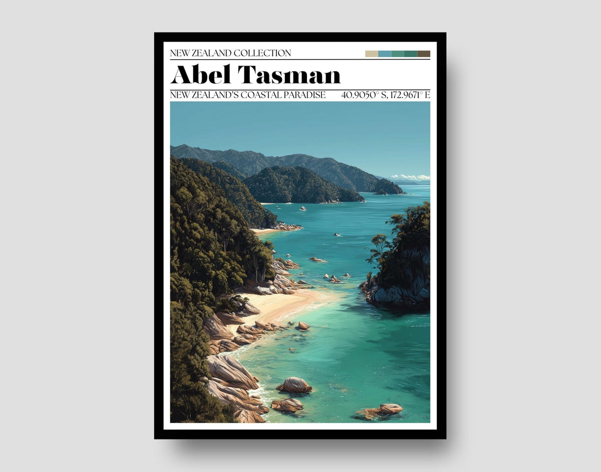 Abel Tasman National Park Poster - WanderWall