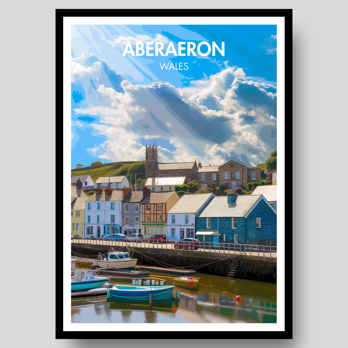 Aberaeron Poster - WanderWall