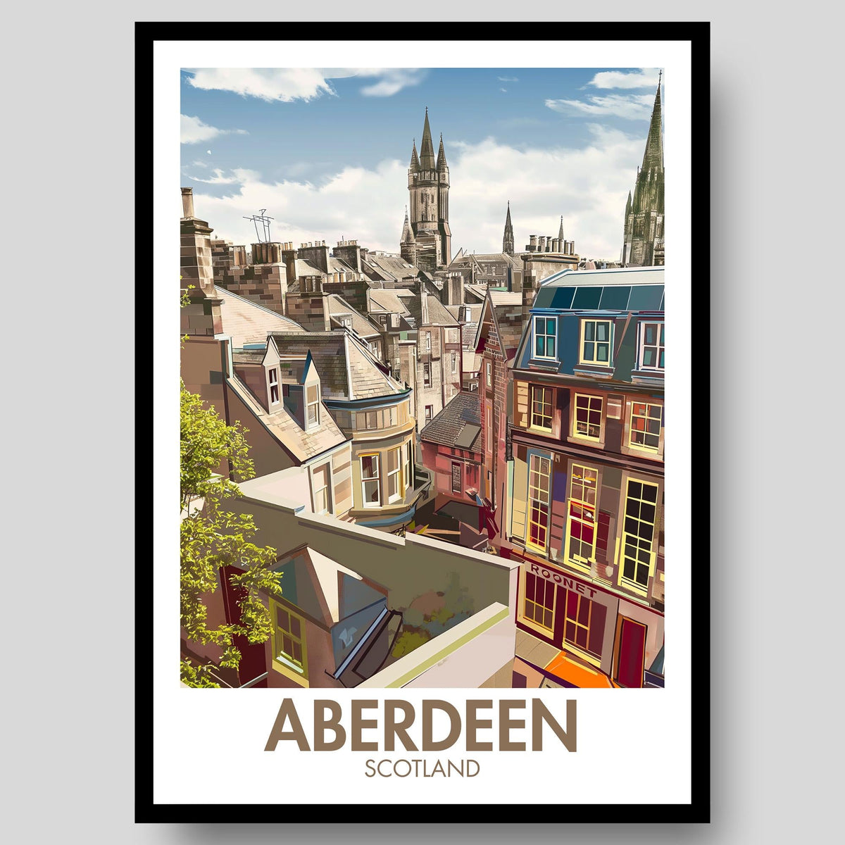 Aberdeen Poster - WanderWall