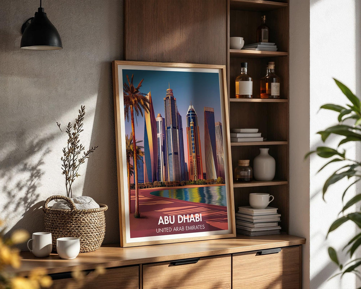 Abu Dhabi Poster - WanderWall
