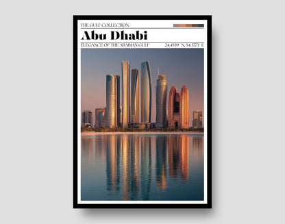 Abu Dhabi Poster - WanderWall