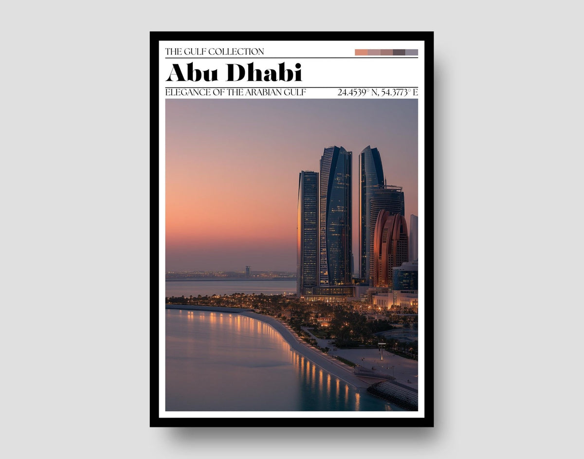 Abu Dhabi Poster - WanderWall