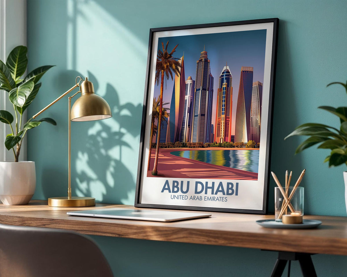 Abu Dhabi Poster - WanderWall