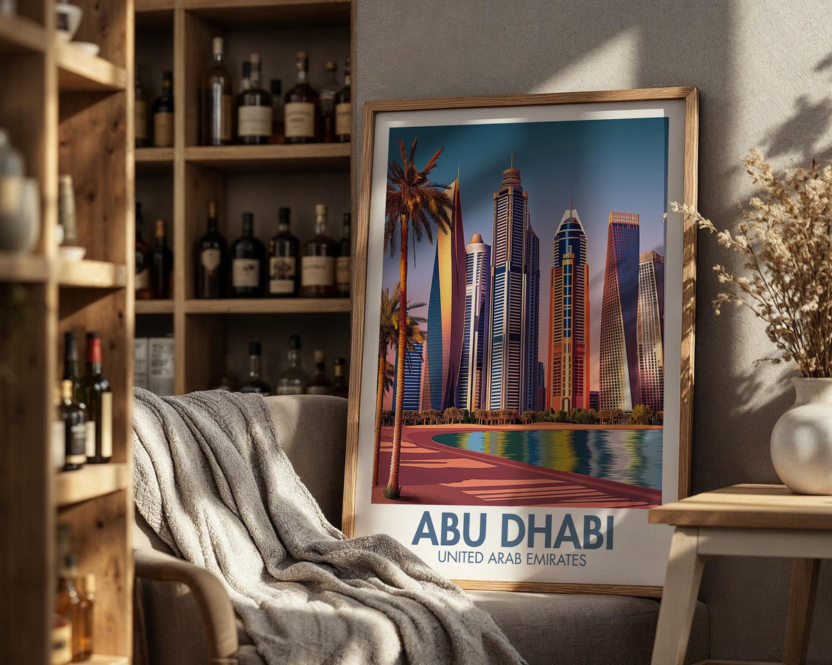 Abu Dhabi Poster - WanderWall