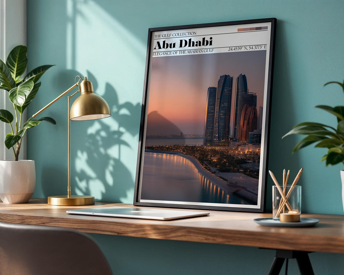 Abu Dhabi Poster - WanderWall