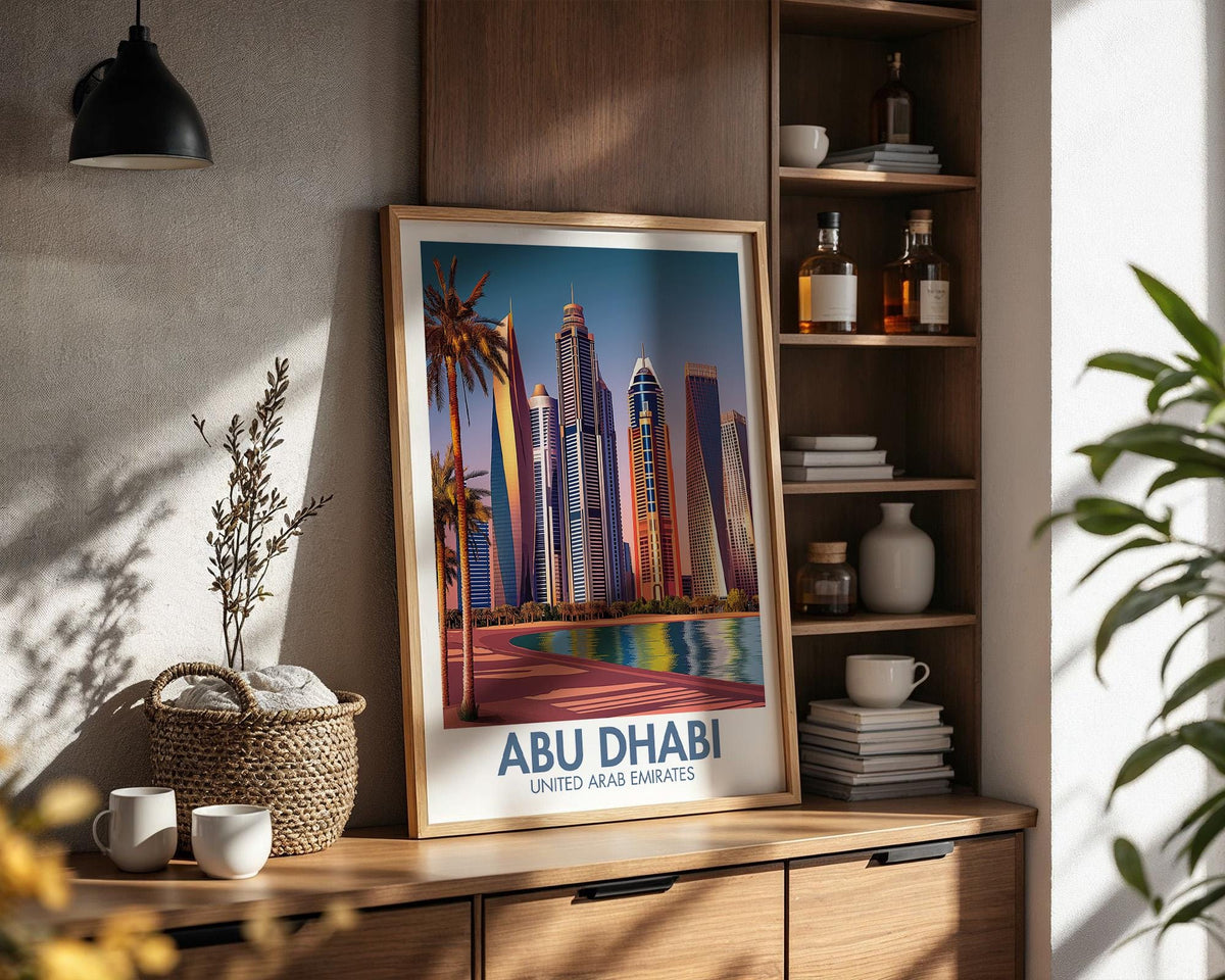 Abu Dhabi Poster - WanderWall