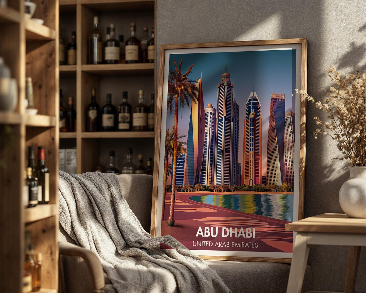 Abu Dhabi Poster - WanderWall