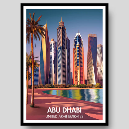 Abu Dhabi Poster - WanderWall