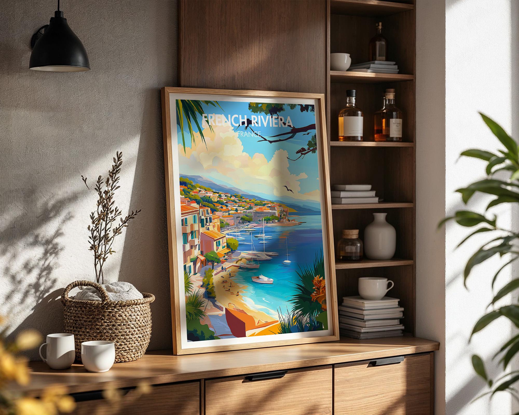 French Riviera Poster