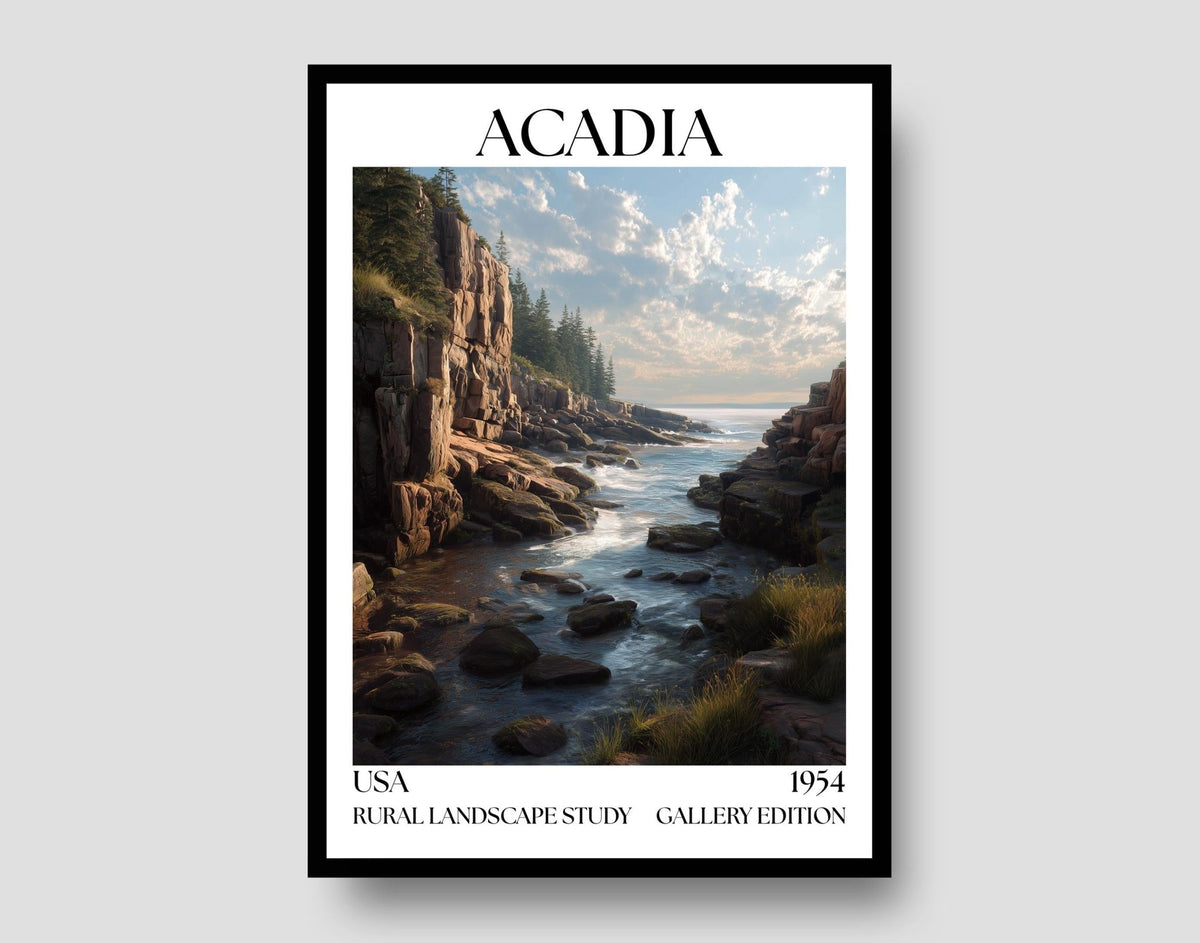 Acadia National Park Gallery Edition Poster - WanderWall