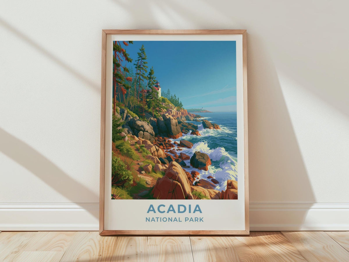 Acadia National Park Poster - WanderWall