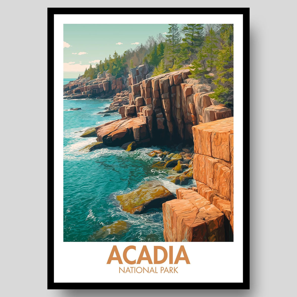 Acadia National Park Poster - WanderWall
