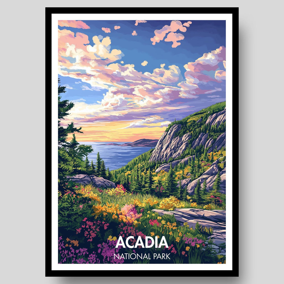 Acadia National Park Poster - WanderWall