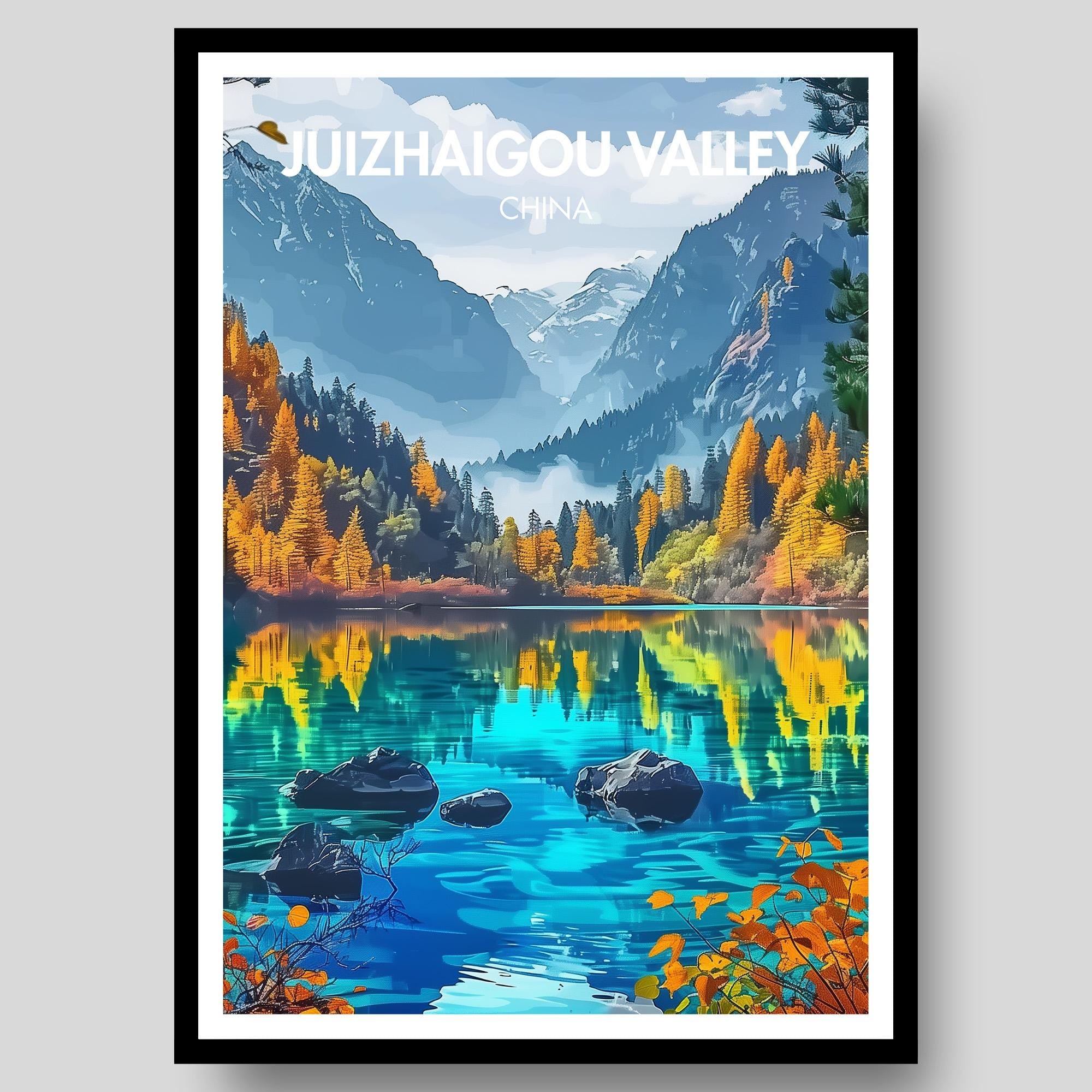 Juizhaigou Valley Poster