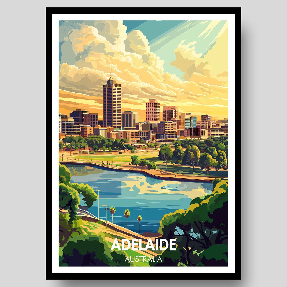 Adelaide Poster - WanderWall
