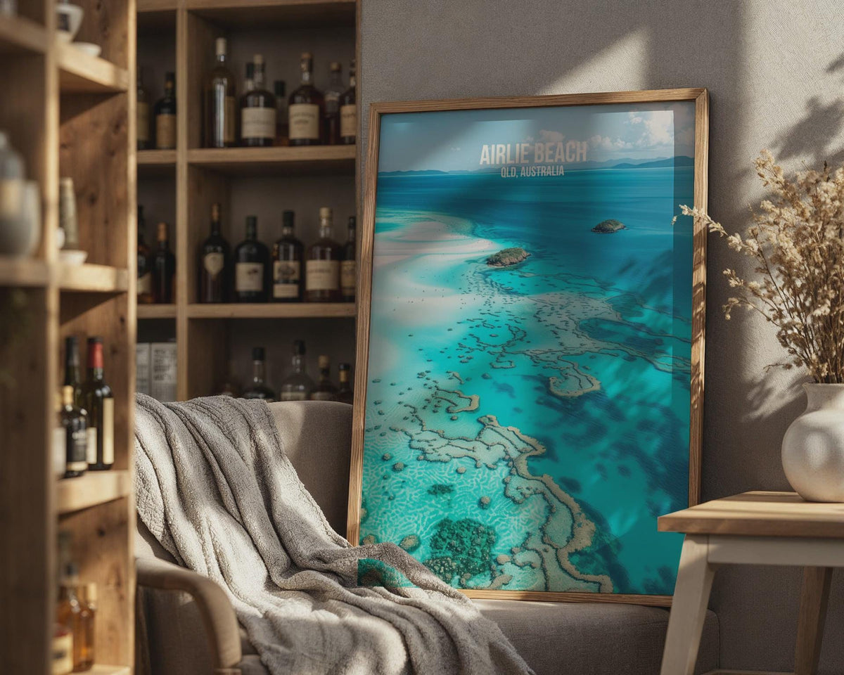 Airlie Beach QLD Australia Art Print Coastal Scenic Wall Art - WanderWall