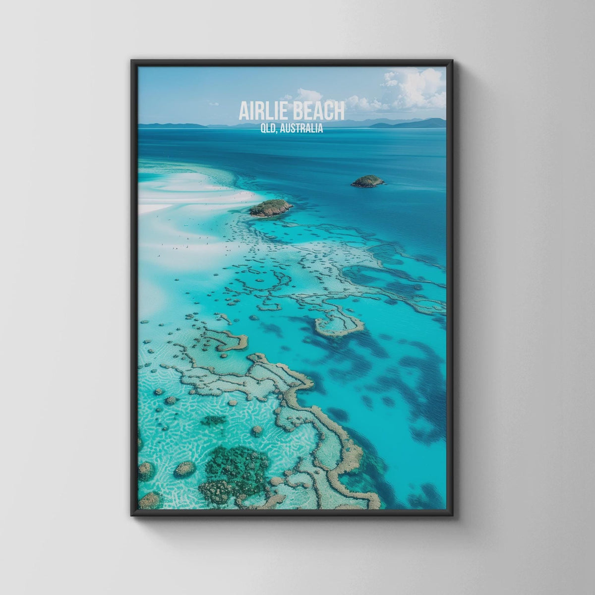 Airlie Beach QLD Australia Art Print Coastal Scenic Wall Art - WanderWall