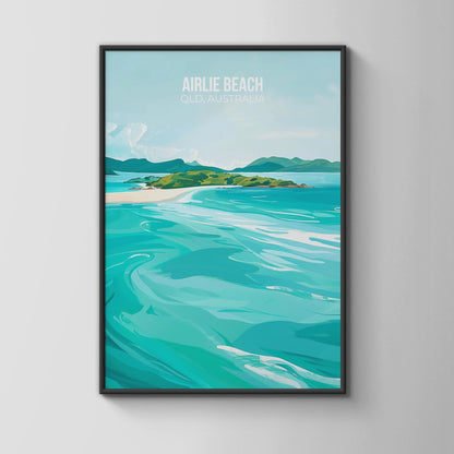 Airlie Beach QLD Australia Travel Poster Print Wall Art - WanderWall