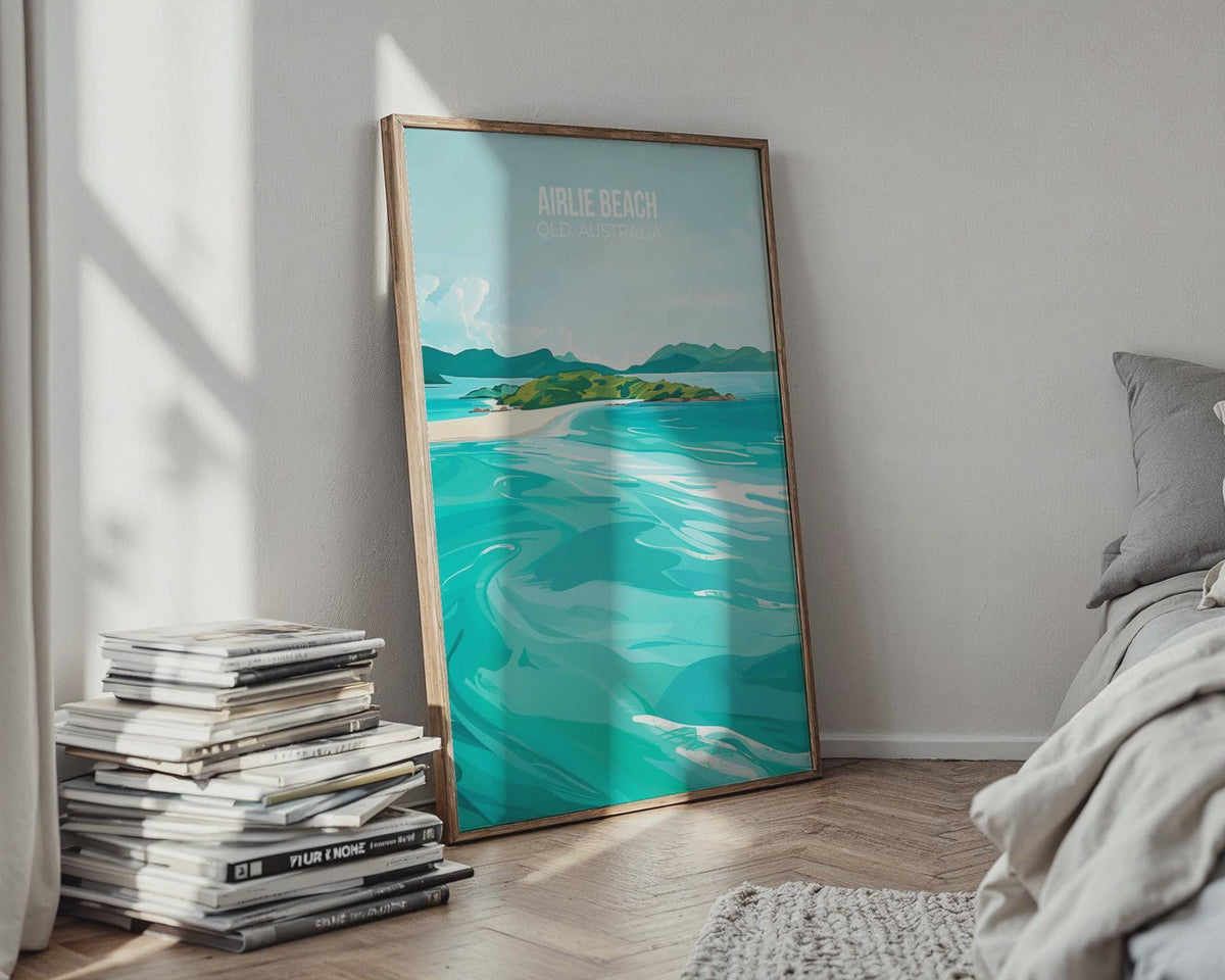Airlie Beach QLD Australia Travel Poster Print Wall Art - WanderWall