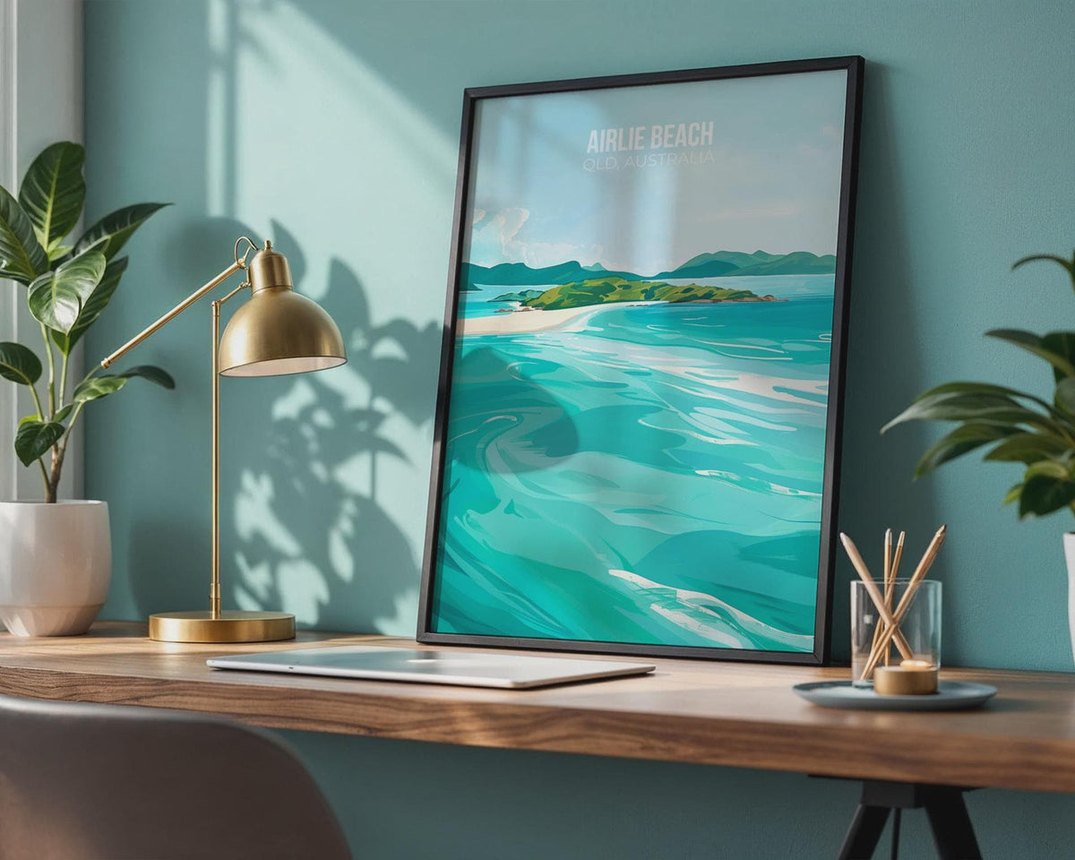 Airlie Beach QLD Australia Travel Poster Print Wall Art - WanderWall
