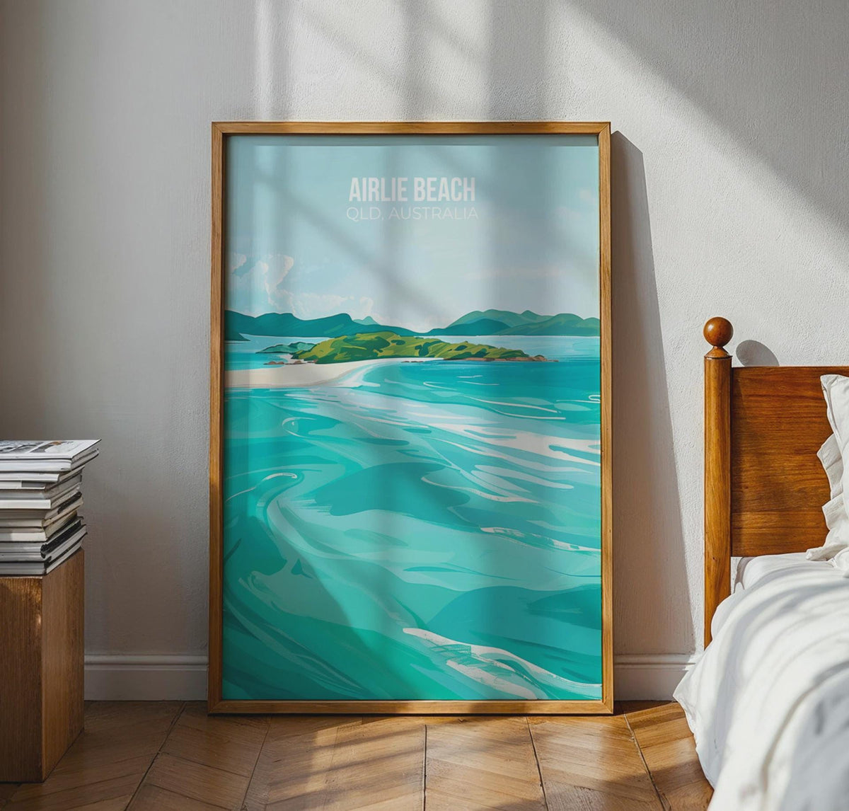 Airlie Beach QLD Australia Travel Poster Print Wall Art - WanderWall