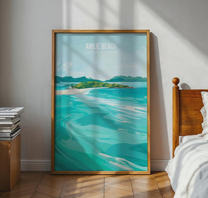 Airlie Beach QLD Australia Travel Poster Print Wall Art - WanderWall