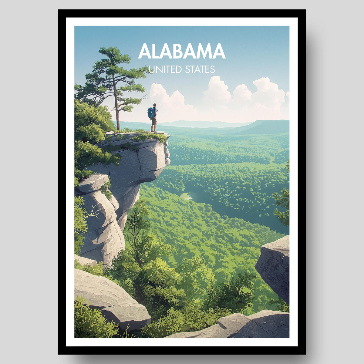 Alabama Poster - WanderWall