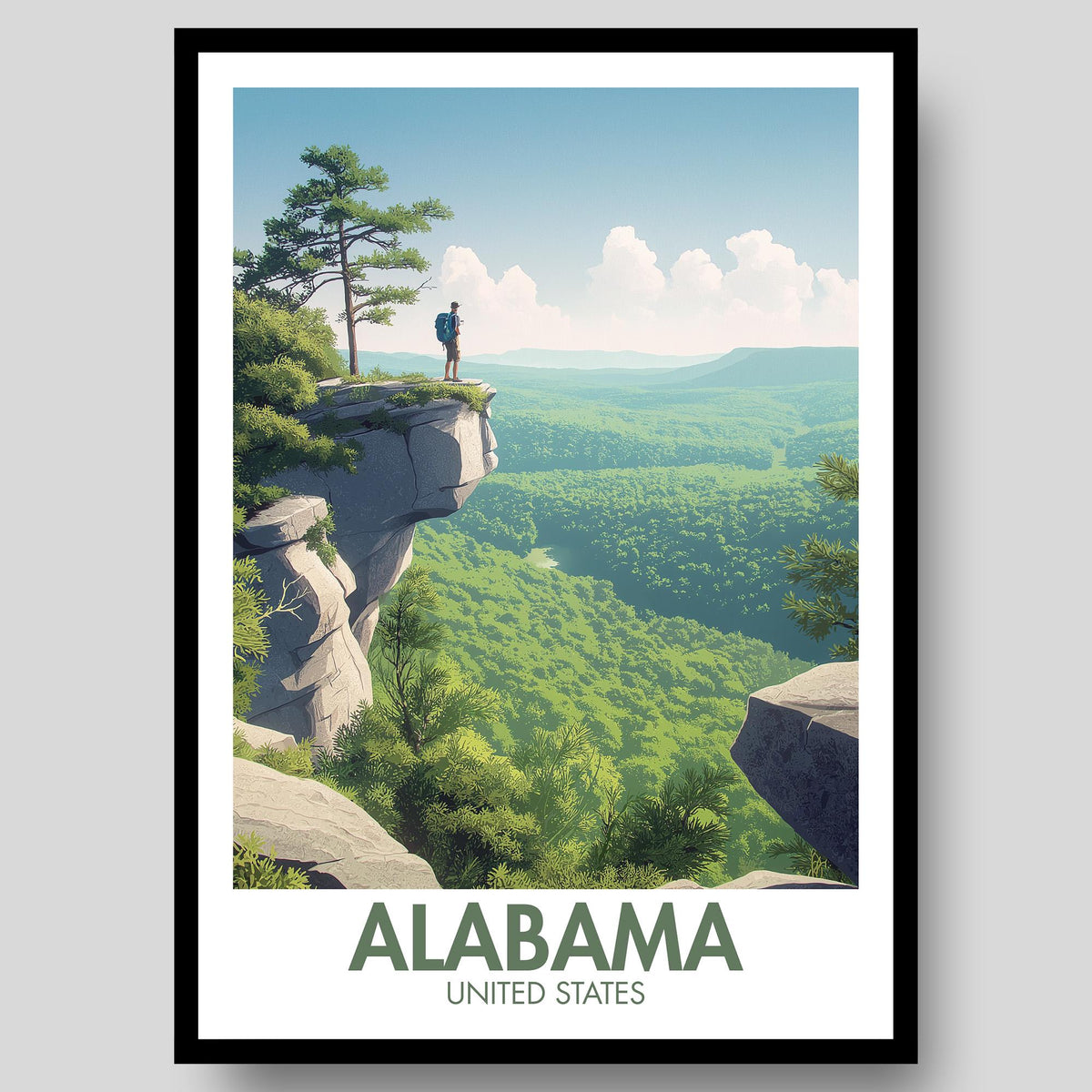 Alabama Poster - WanderWall
