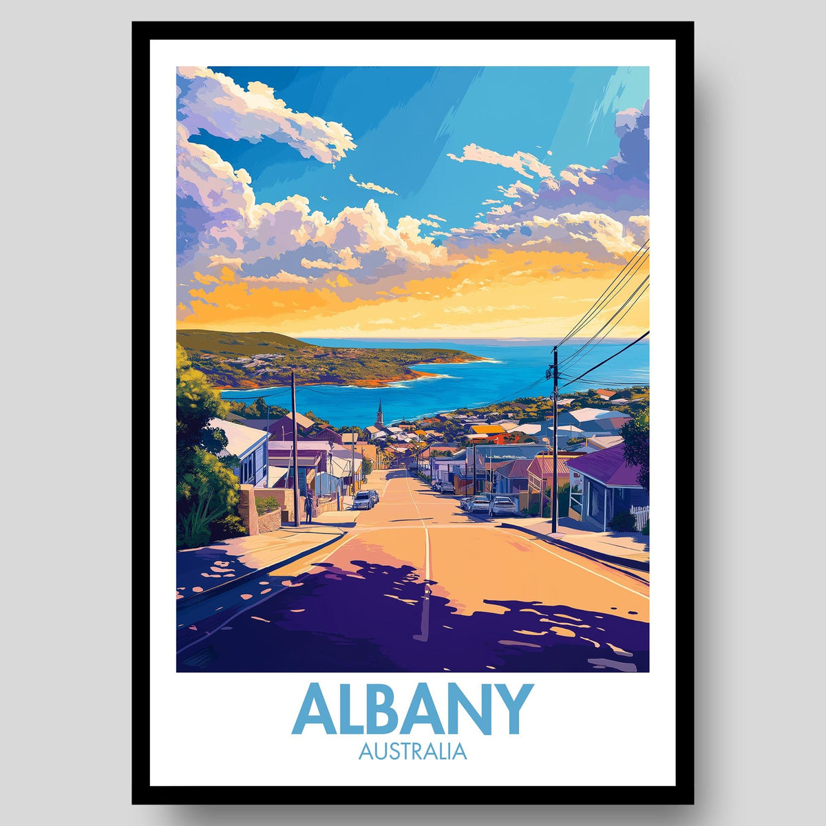 Albany Poster - WanderWall
