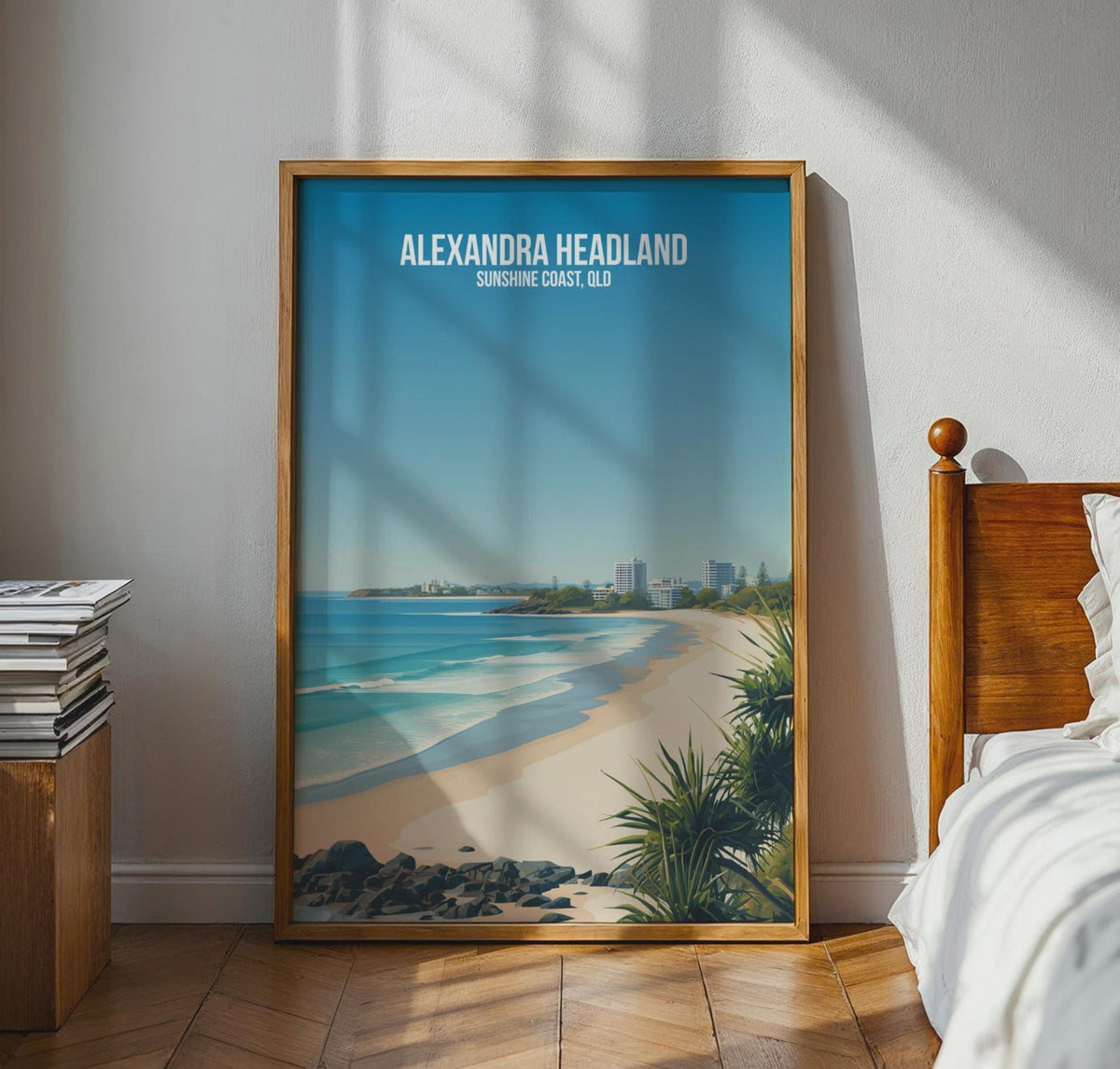 Alexandra Headland Beach Print Sunshine Coast Wall Art - WanderWall
