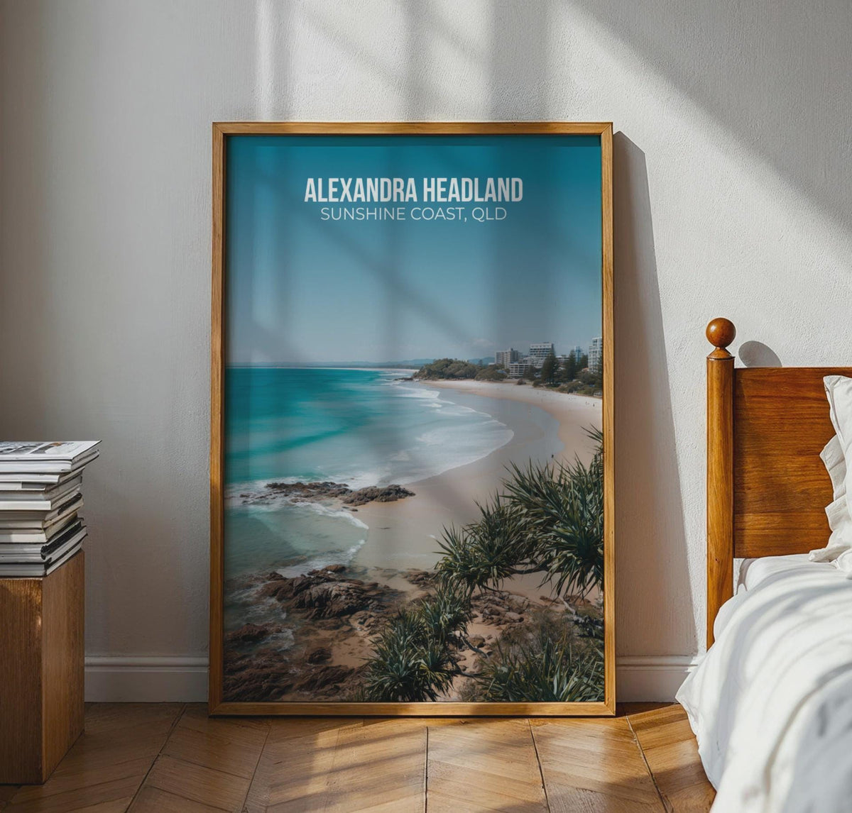 Alexandra Headland Beach Wall Art Print Sunshine Coast QLD - WanderWall