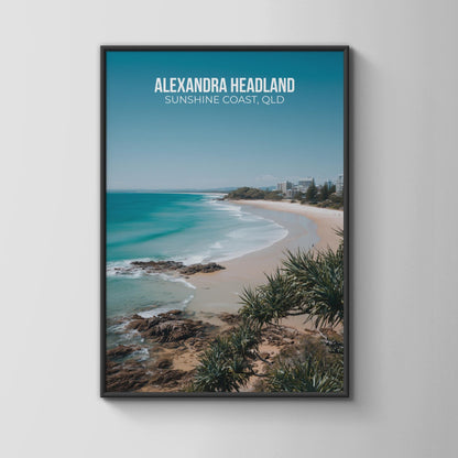Alexandra Headland Beach Wall Art Print Sunshine Coast QLD - WanderWall