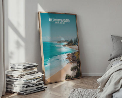 Alexandra Headland Coastline Print Artwork - WanderWall