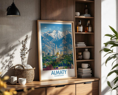 Almaty Poster - WanderWall
