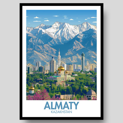 Almaty Poster - WanderWall