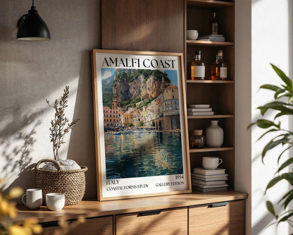 Amalfi Coast Henri Mattise Poster - WanderWall
