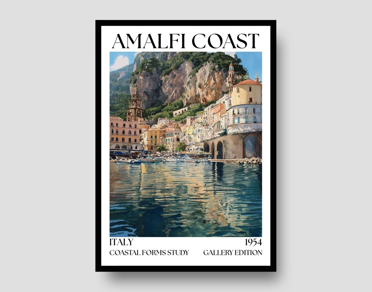 Amalfi Coast Henri Mattise Poster - WanderWall