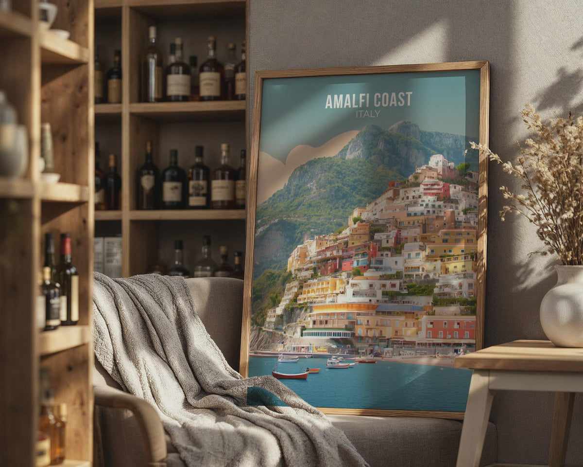 Amalfi Coast Italy Wall Art Print - WanderWall