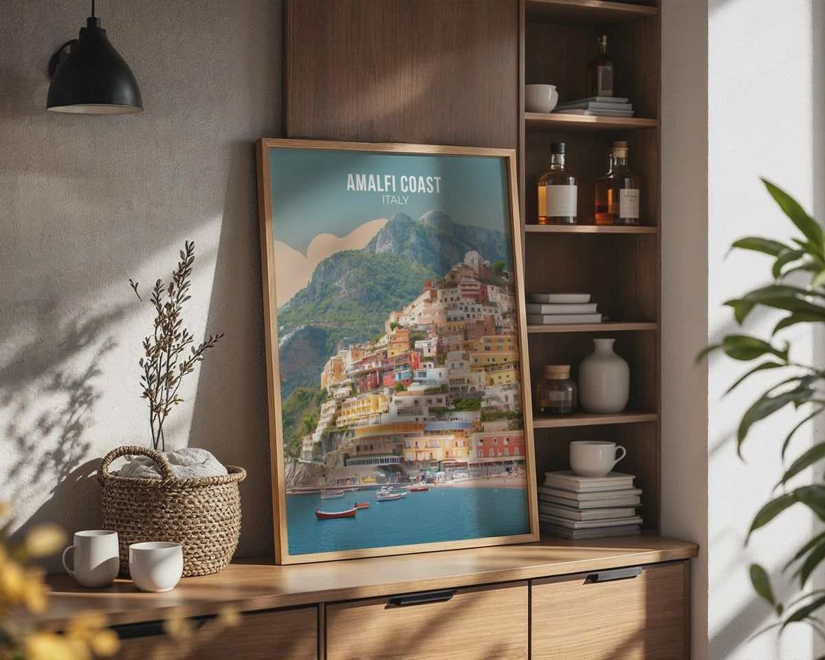 Amalfi Coast Italy Wall Art Print - WanderWall