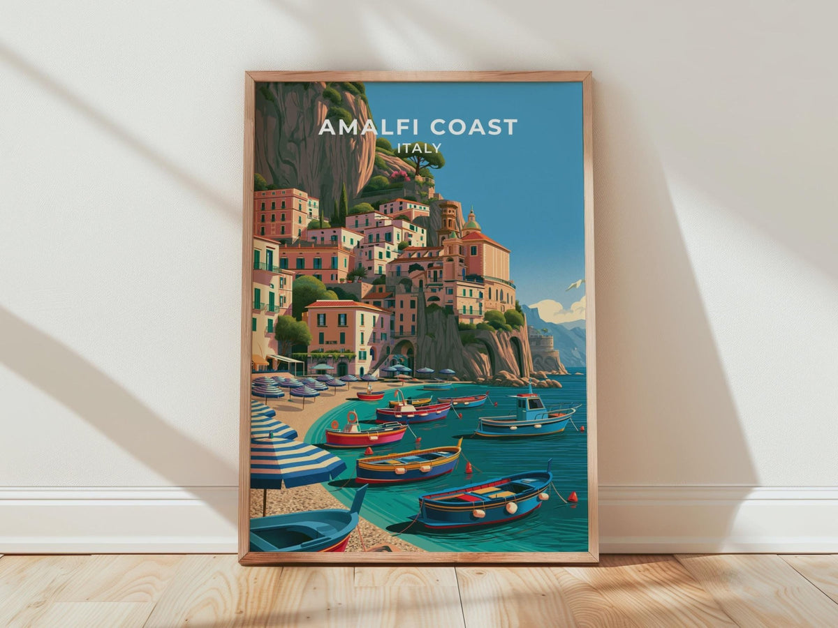Amalfi Coast Poster - WanderWall