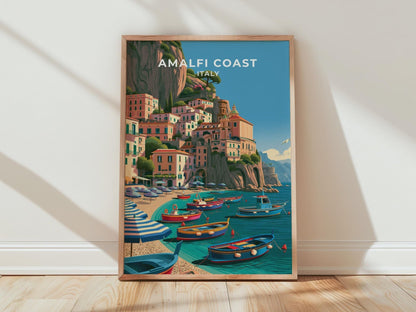 Amalfi Coast Poster - WanderWall